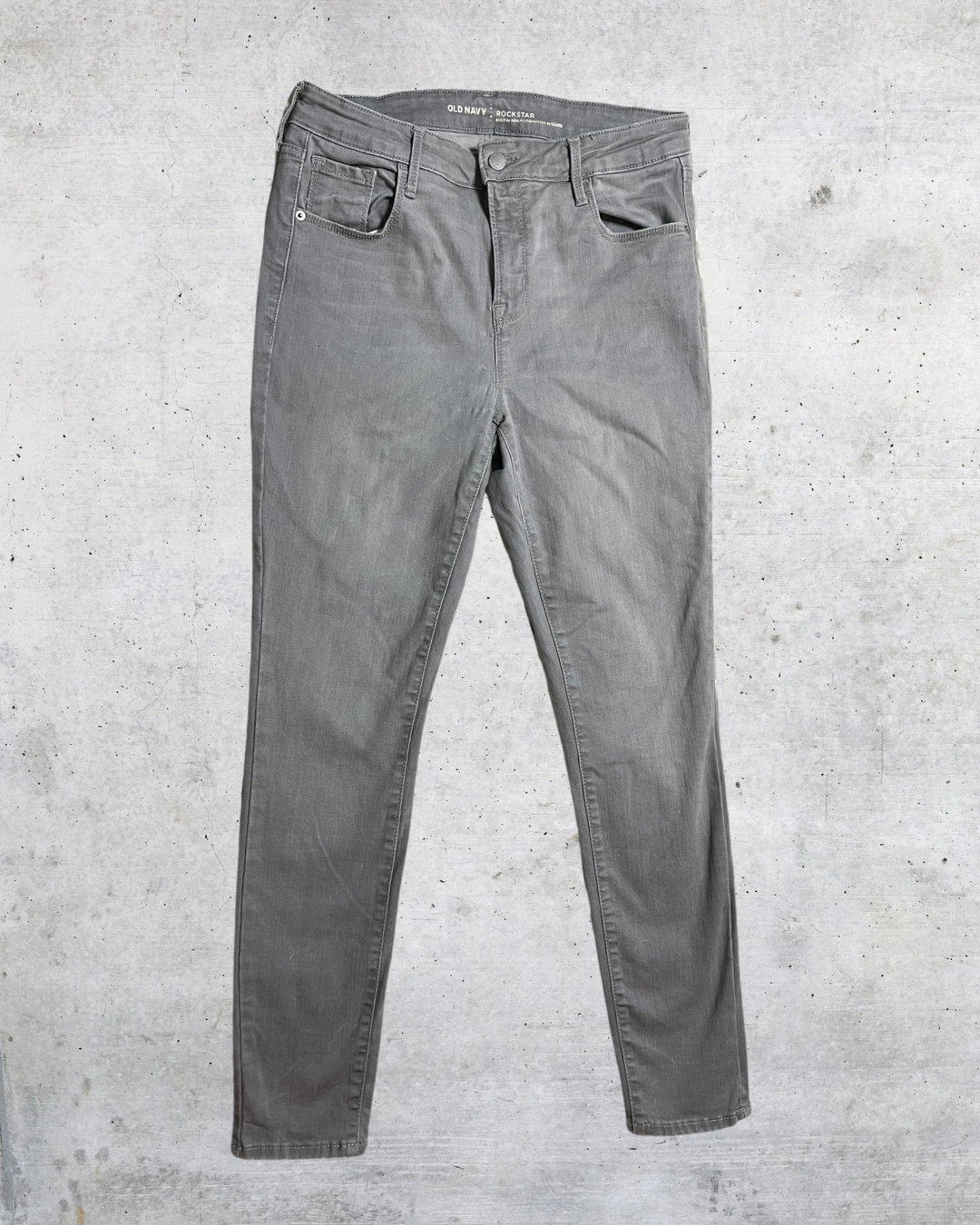 Old Navy Rockstar Skinny Jeans - Size 12 Stormy Gray Edition
