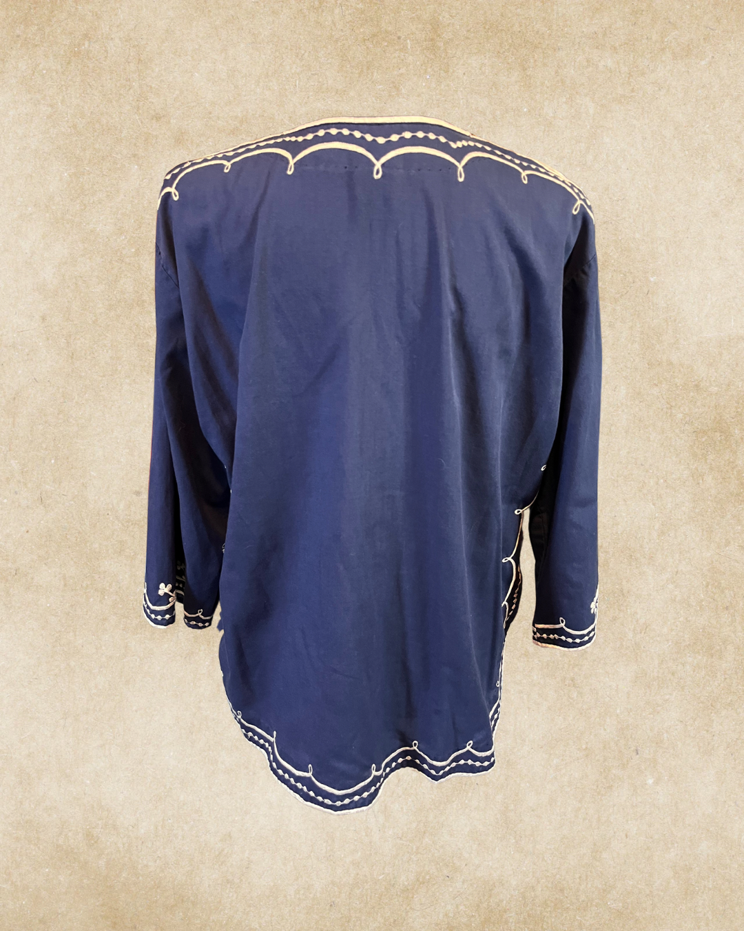 Blue Bayou Embroidered Blouse - Large