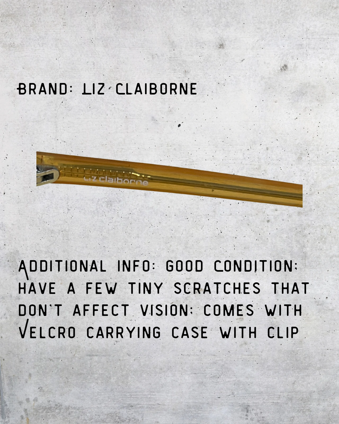 Liz Claiborne Oval Tortoiseshell Sunglasses