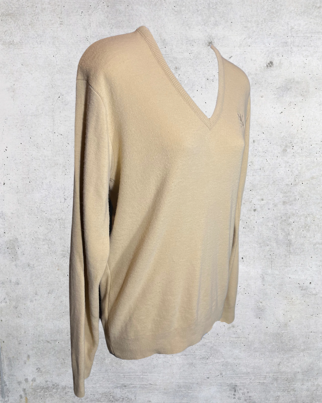 Vintage Adolfo Sport V-Neck Sweater - Medium