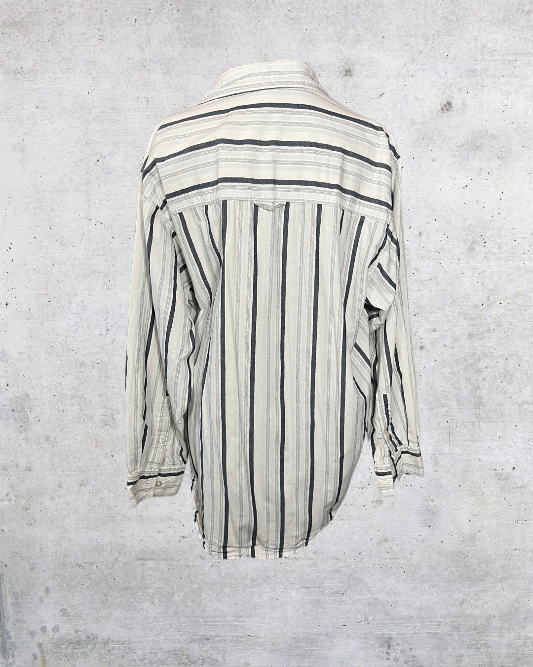 Southpole Y2K Striped Button Down - Medium