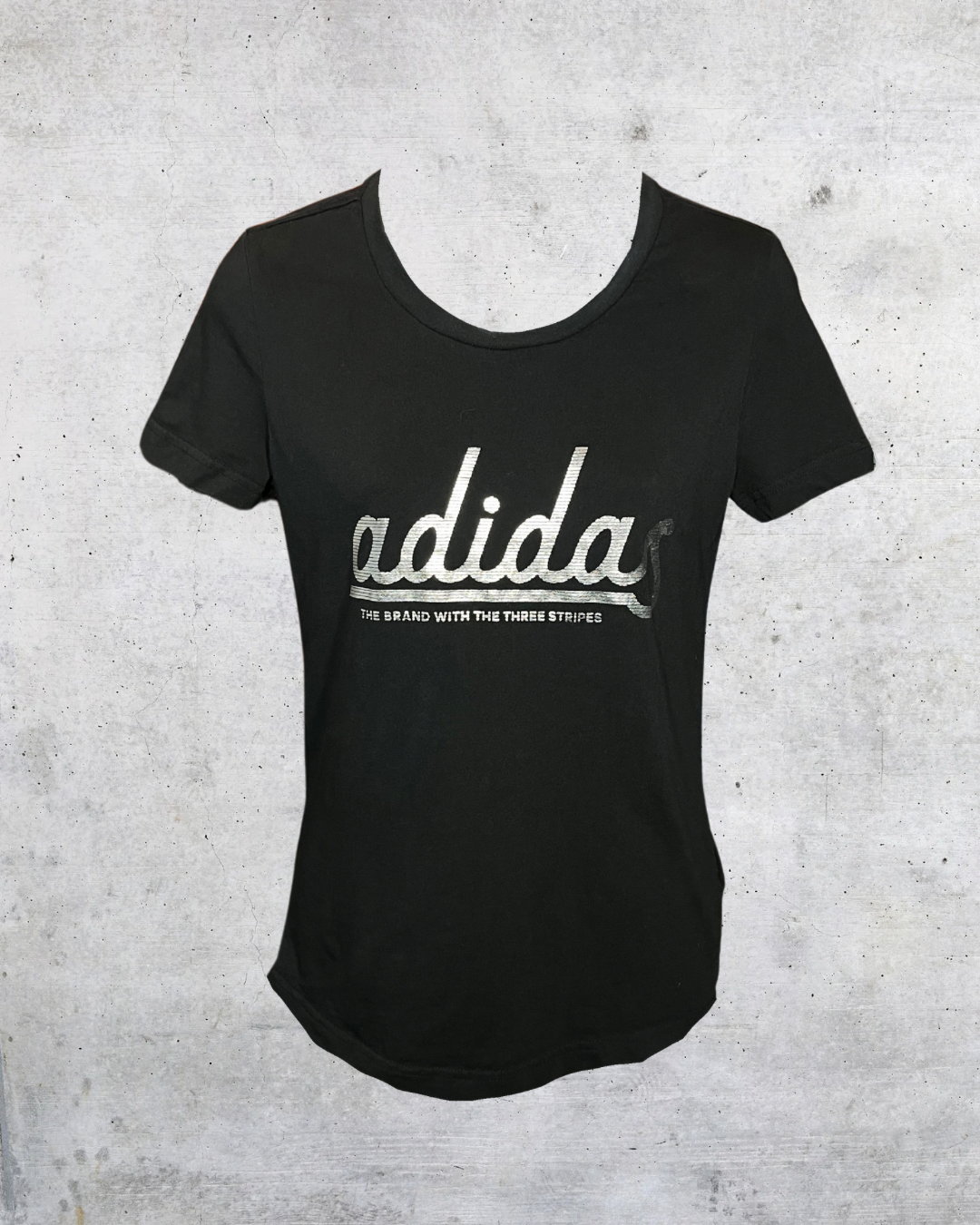 Silver Strek Adidas Tee - Small