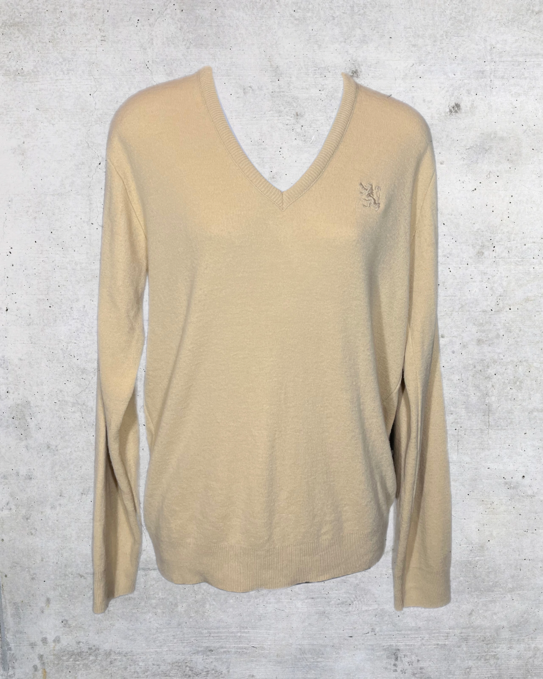 Vintage Adolfo Sport V-Neck Sweater - Medium