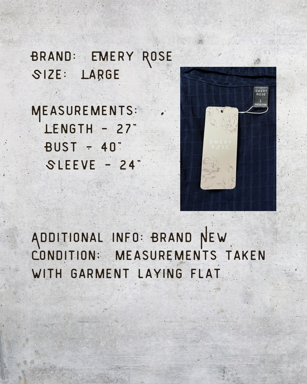 Midnight Peplum Blouse