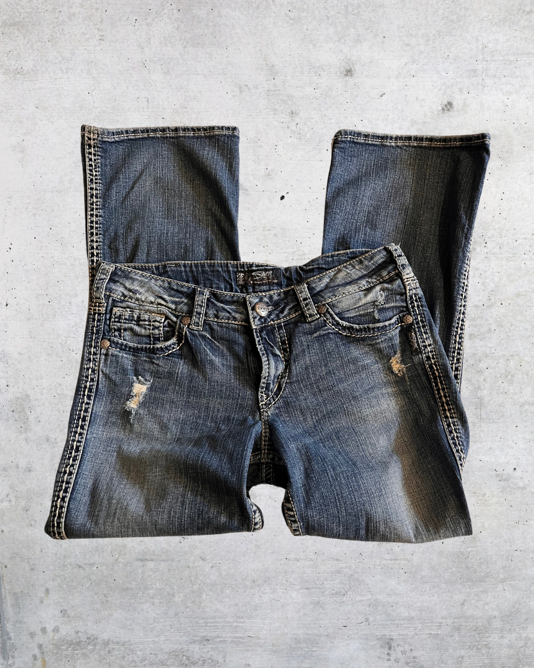 Classic Silver Bootcut Jeans - 31 x 30