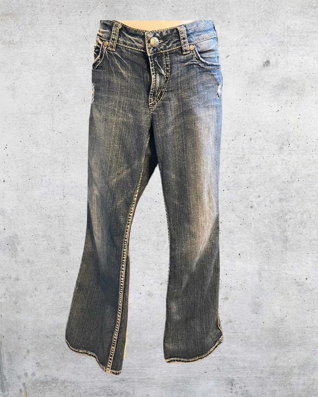 Classic Silver Bootcut Jeans - 31 x 30