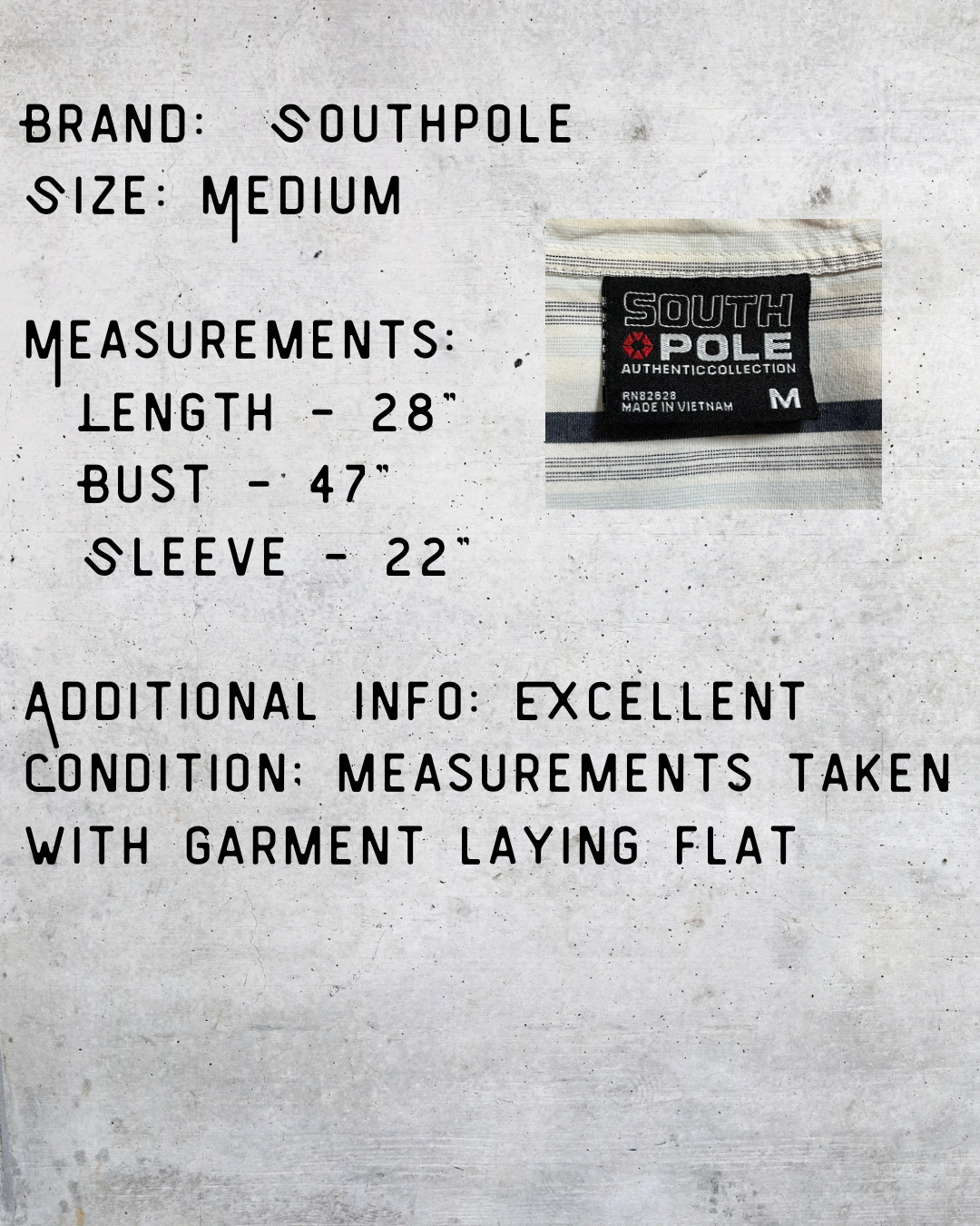 Southpole Y2K Striped Button Down