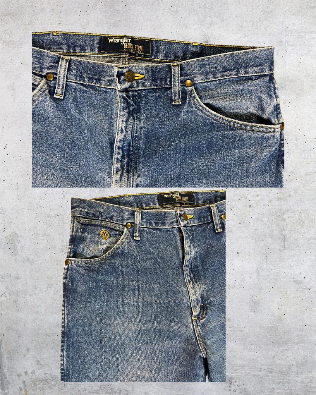 Vintage Wrangler Blue Jeans – 35x34