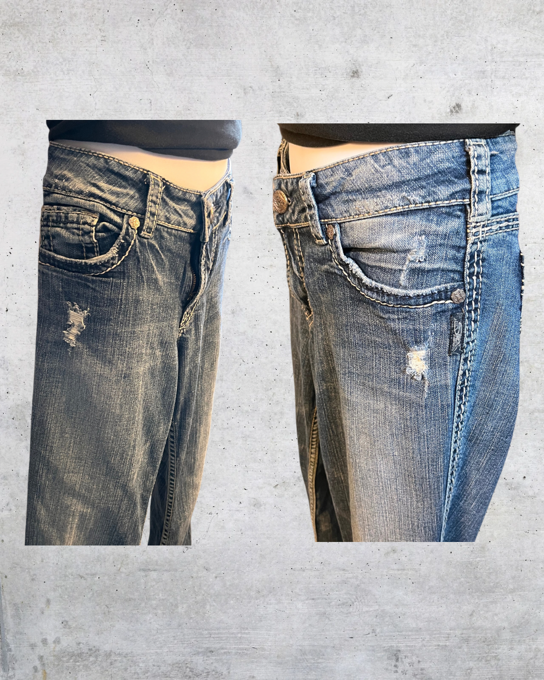Classic Silver Bootcut Jeans - 31 x 30