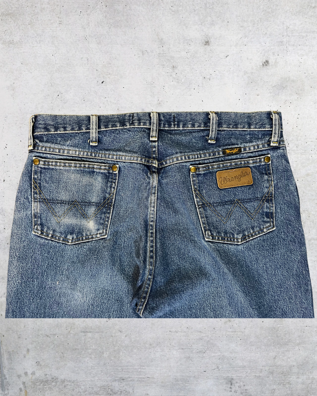 Vintage Wrangler Blue Jeans – 35x34