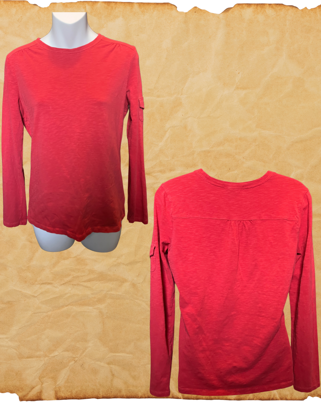 Red Eddie Bauer Top - Petite Small