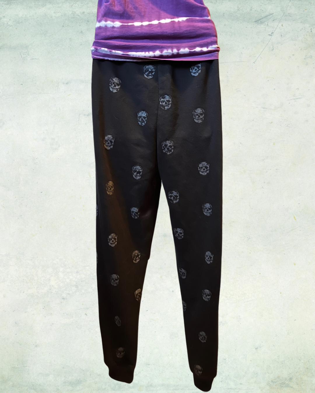 Skull Print Sweats/Joggers - Large