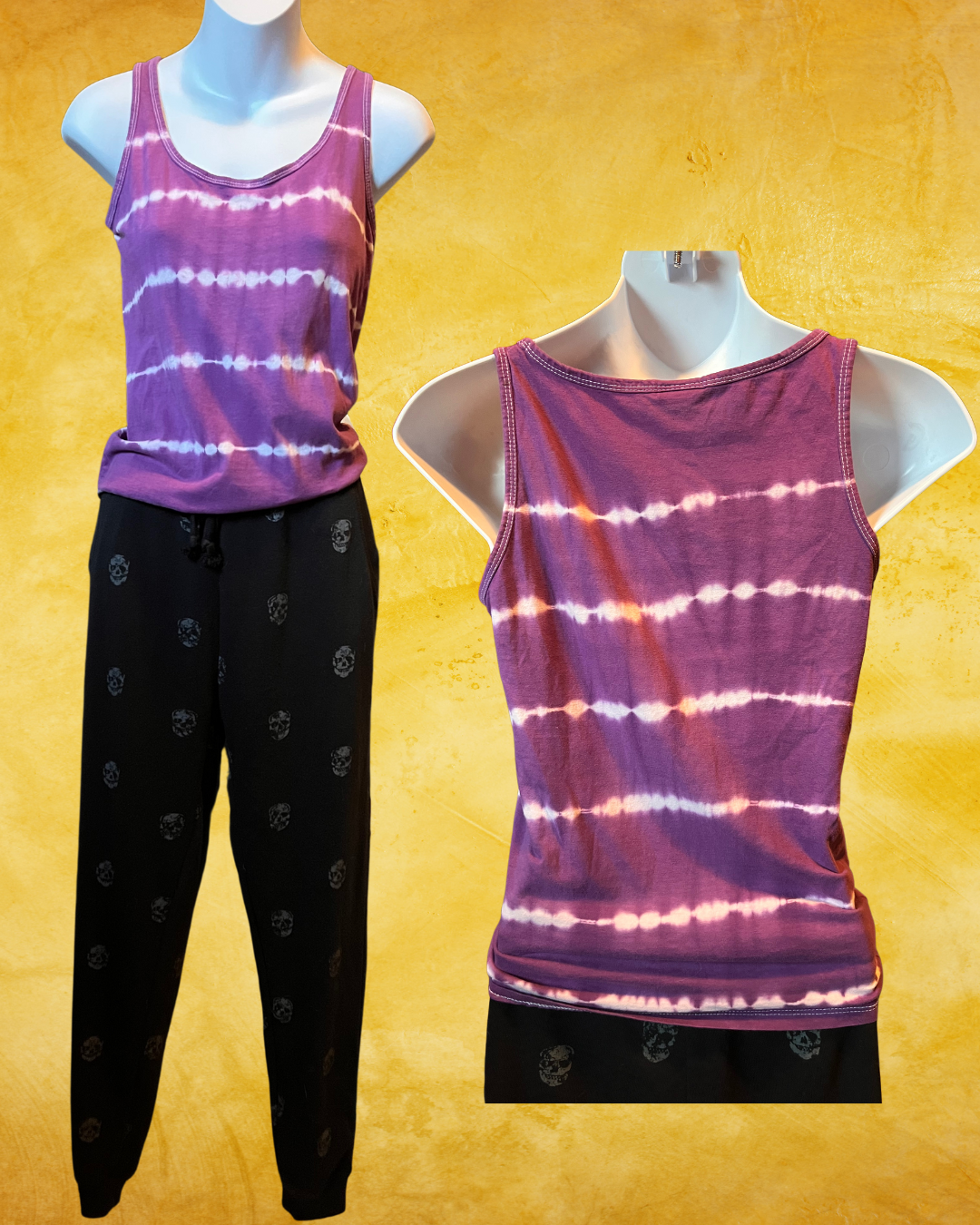 Purple Tie-dye Tank - Small