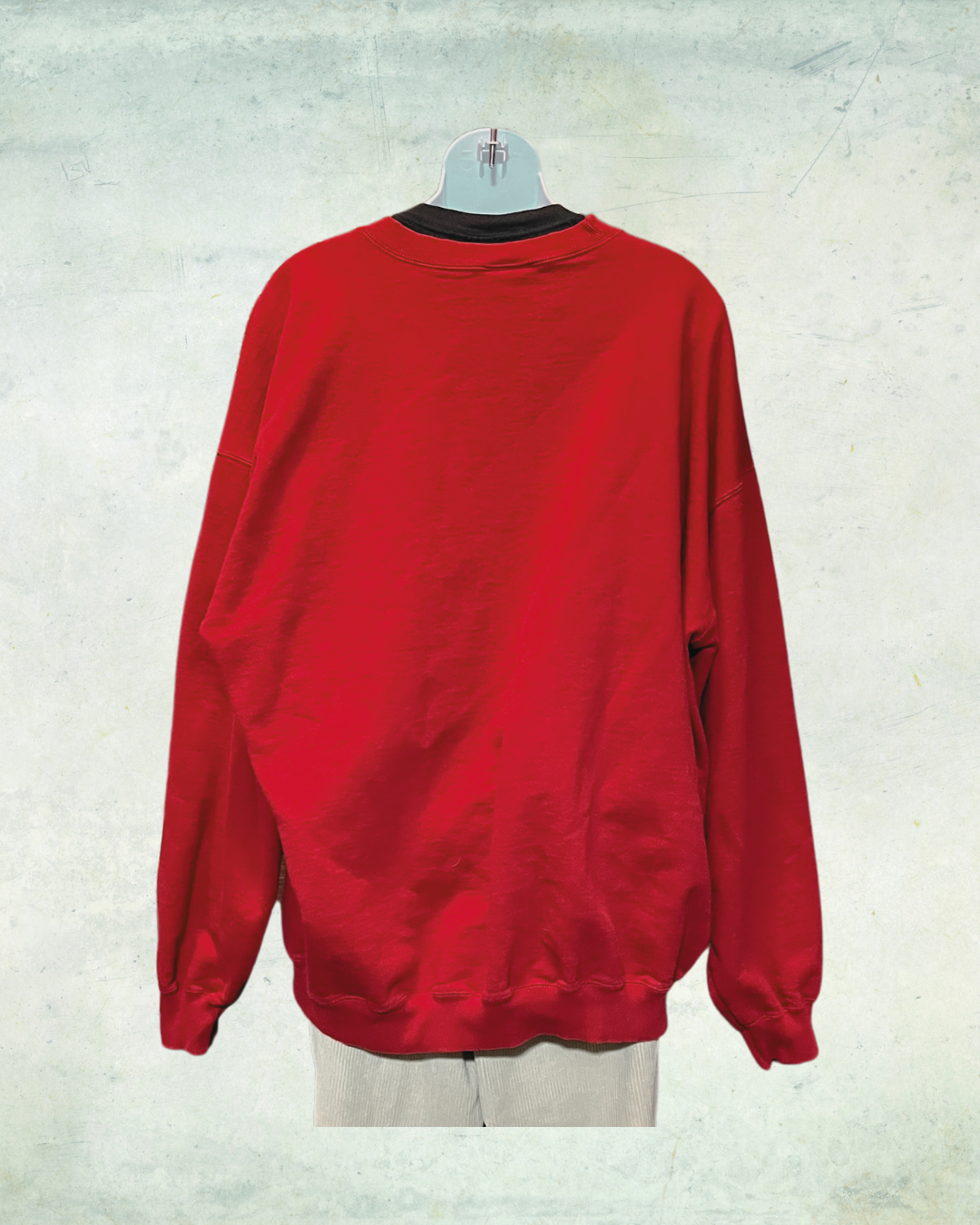 Red Oversized Crewneck - 2XLT