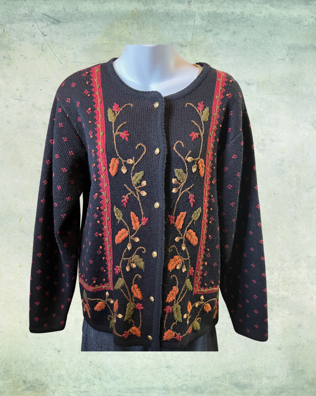 Autumn Bloom Cardigan - Small