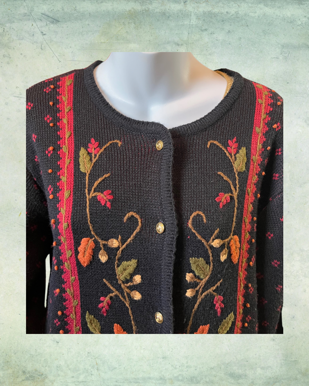 Autumn Bloom Cardigan - Small