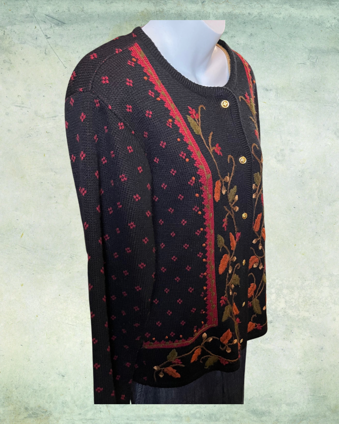 Autumn Bloom Cardigan - Small