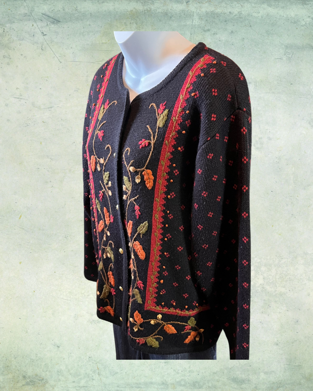 Autumn Bloom Cardigan - Small