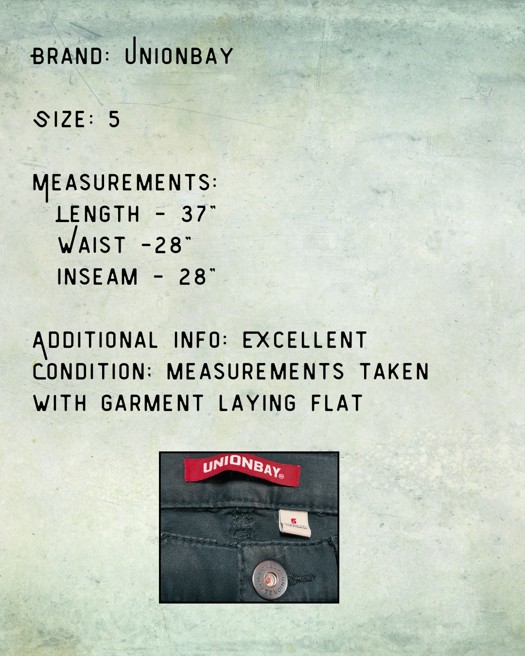 Midnight Skinny High-Rise Pants by Unionbay