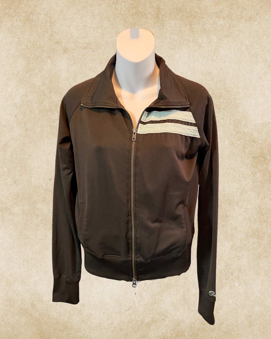 Retro Stripe Track Jacket - Small