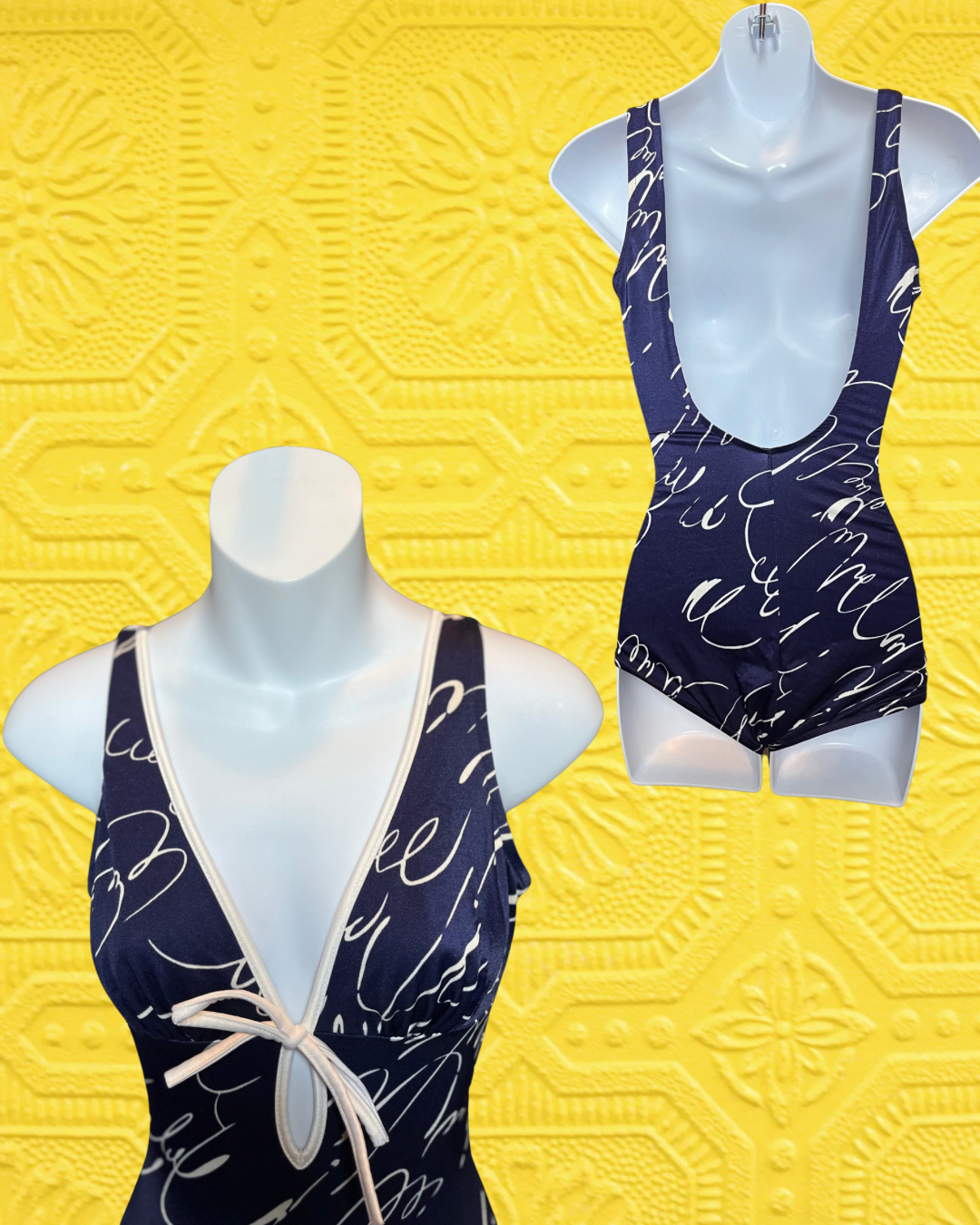Scripted Siren Swimsuit- Size 12