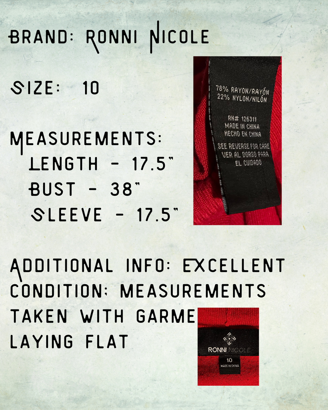 Red Cropped Cardigan