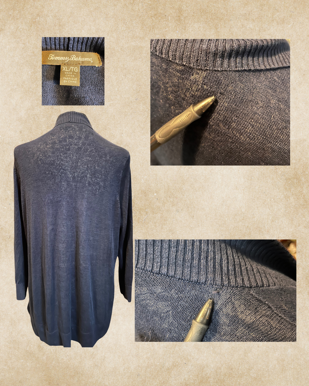 Tommy Bahama Cardigan - XL