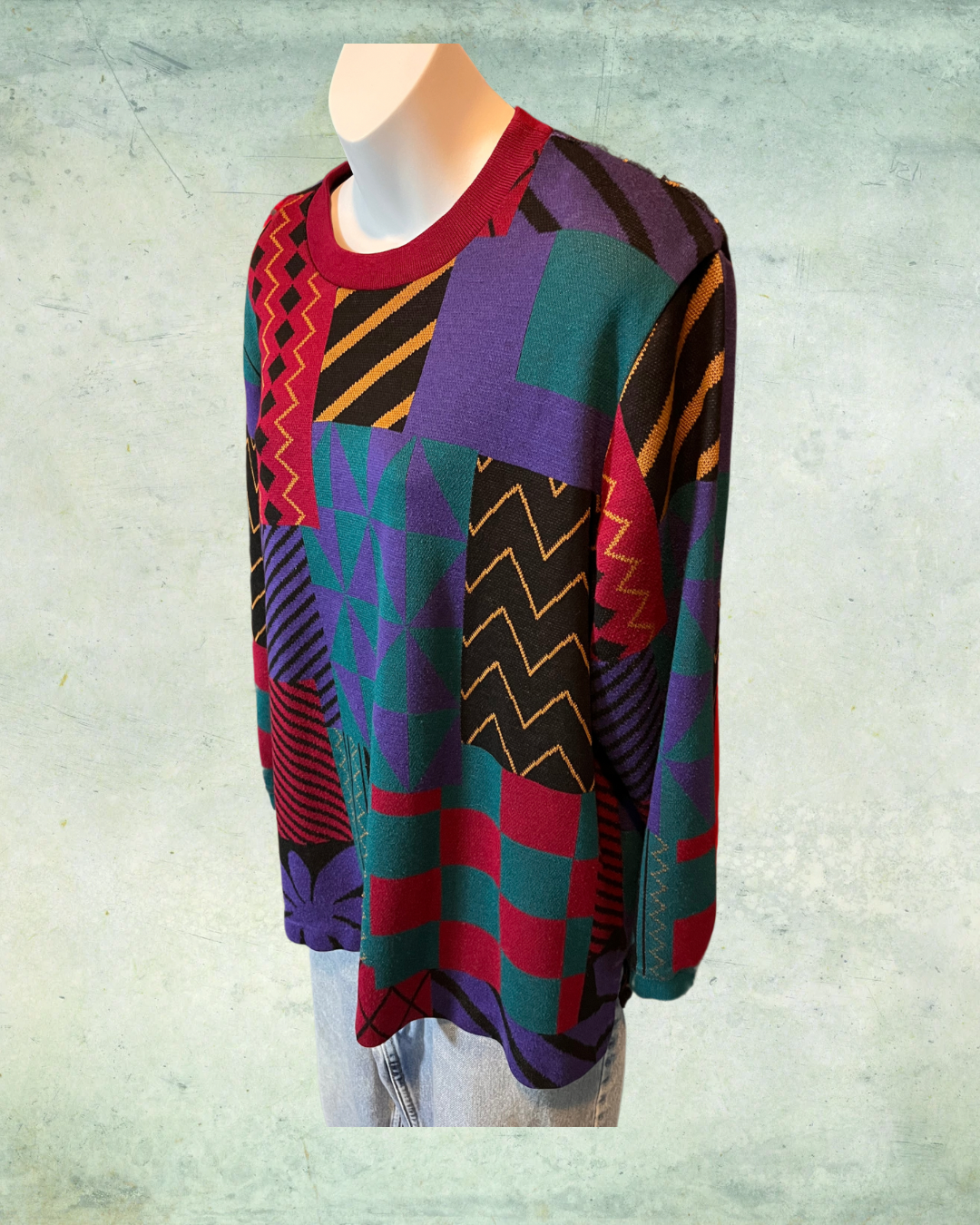 Retro Rhythm Sweater - Medium