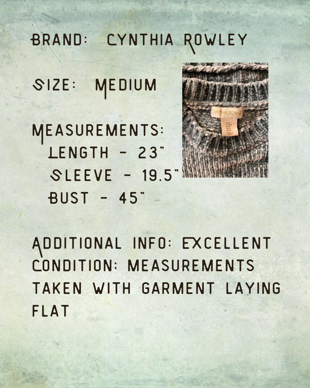 Cloud Nine Chenille Sweater