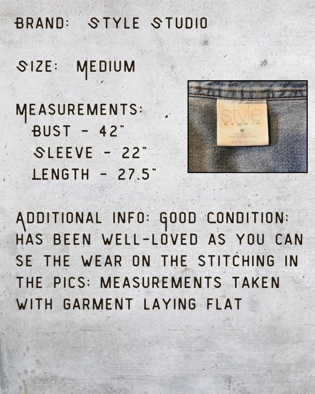 Cottage Core Denim - Medium