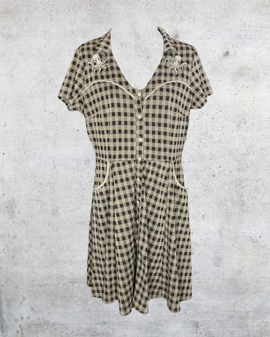 The Kraken Plaid Dress
