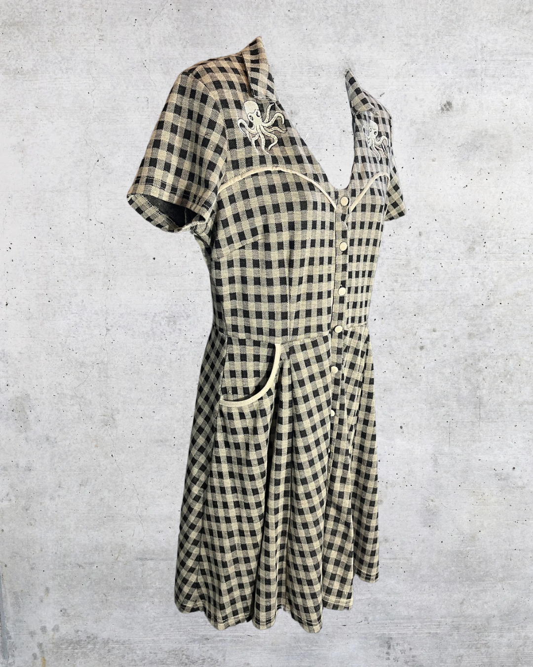 The Kraken Plaid Dress