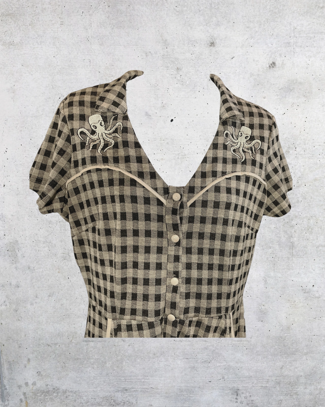 The Kraken Plaid Dress