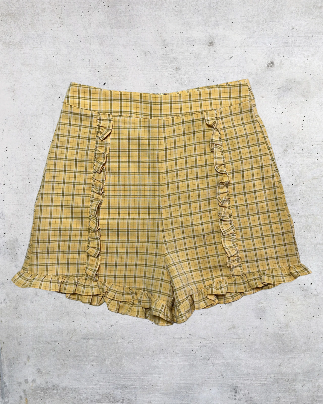 Golden Hour Gingham Shorts - Small