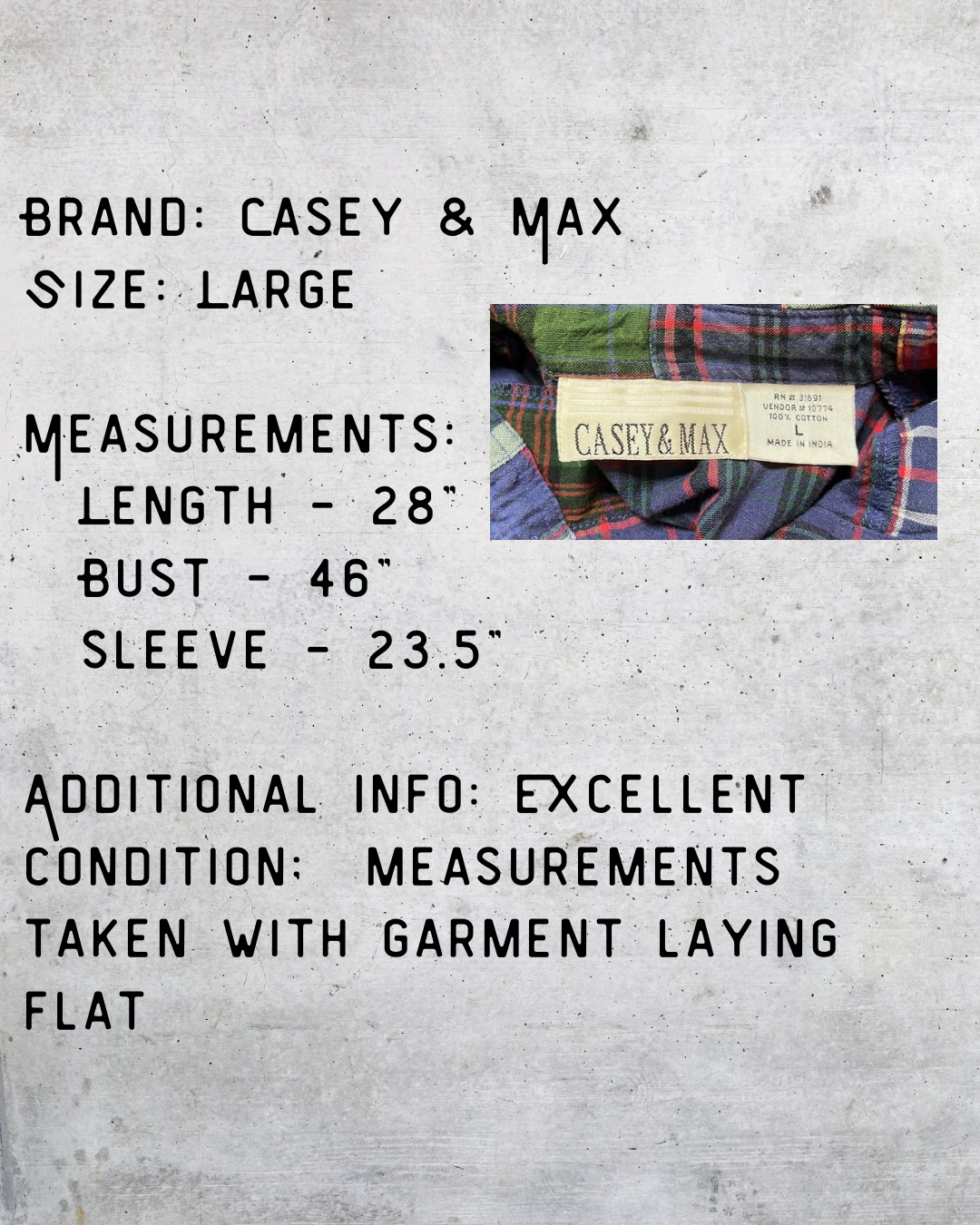 Patchwork Rebel Flannel - Large