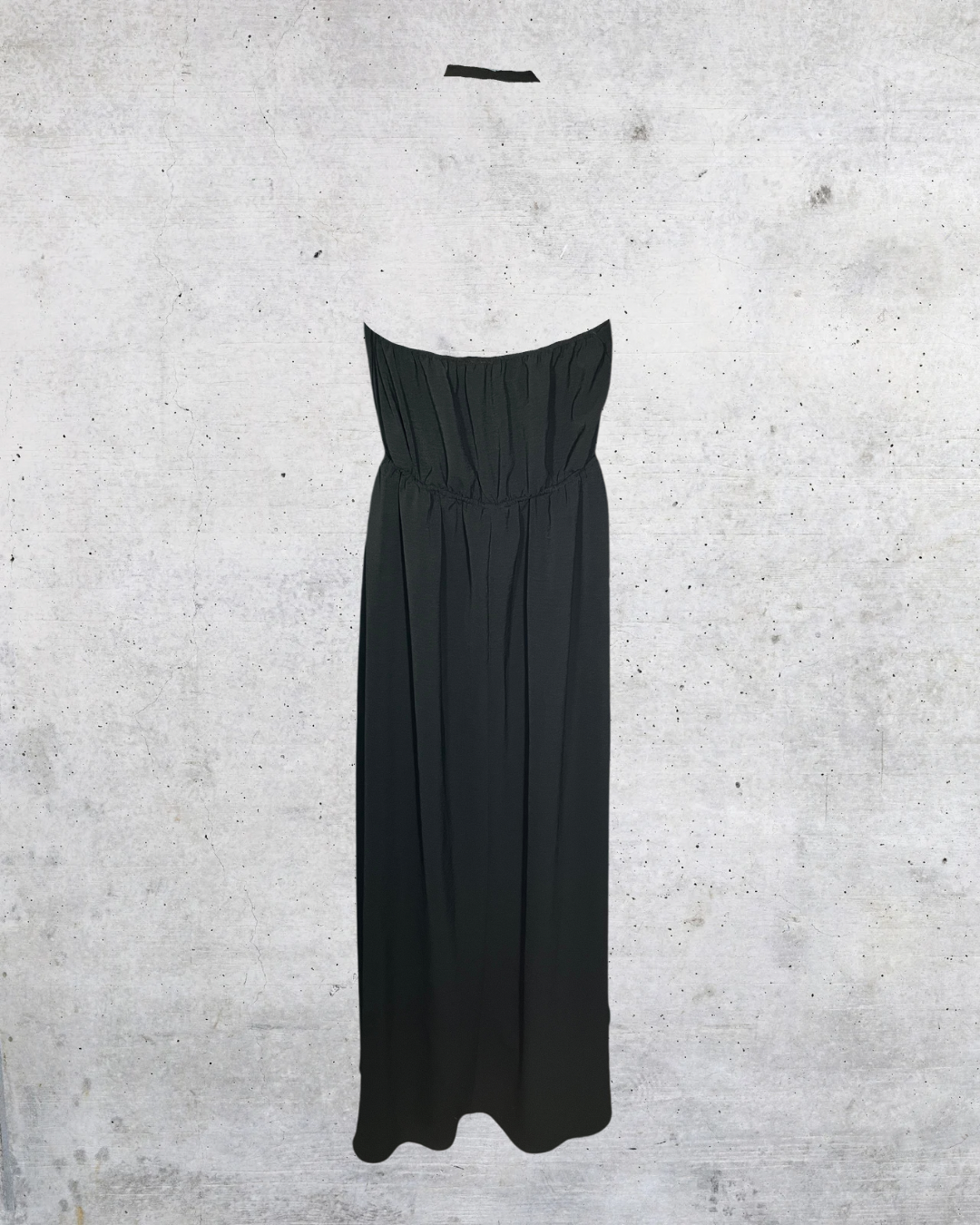 Midnight Elegance Maxi Halter Dress - Size 1X