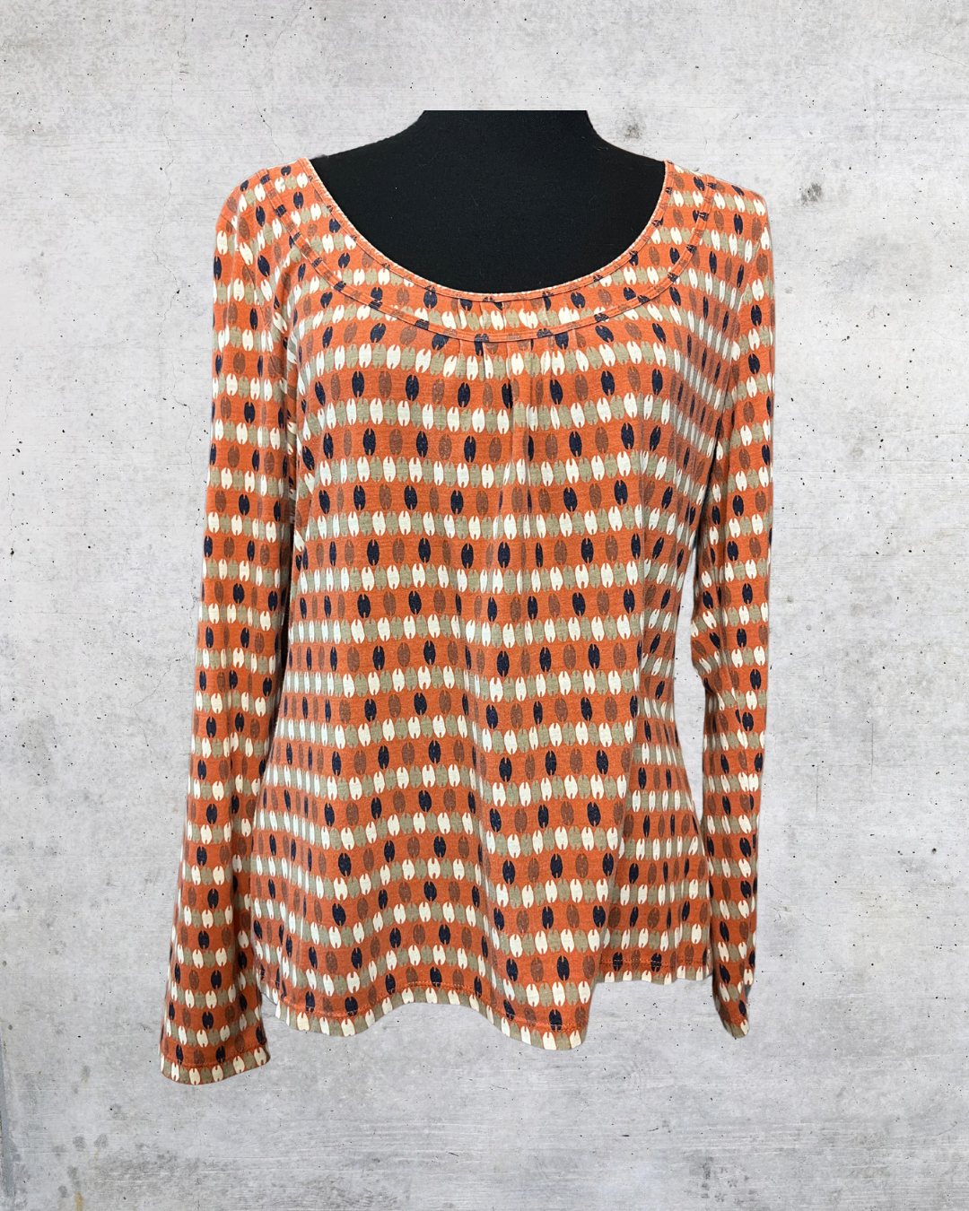 Liz & Co. Rusty Retro Dot Top - Large