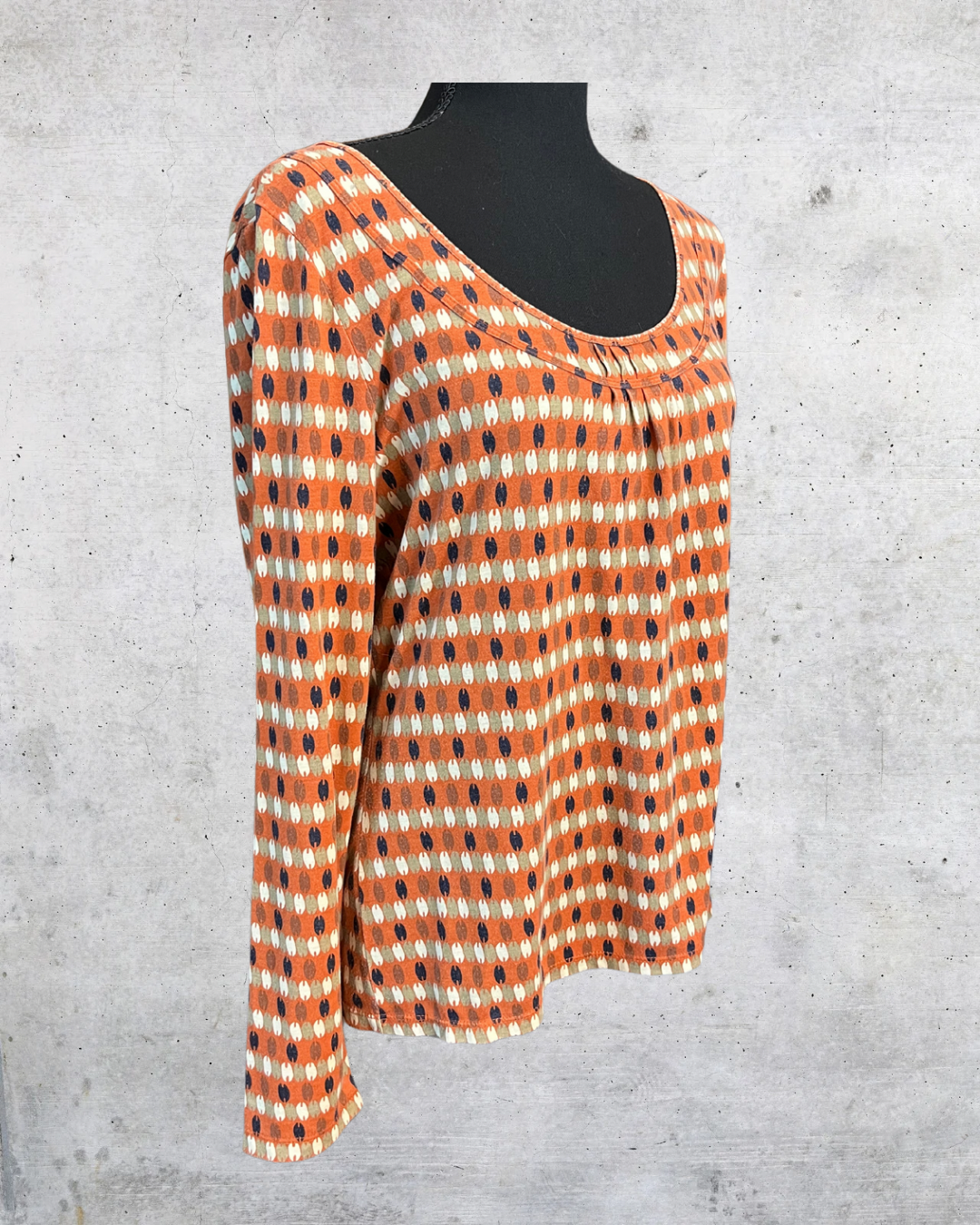 Liz & Co. Rusty Retro Dot Top - Large