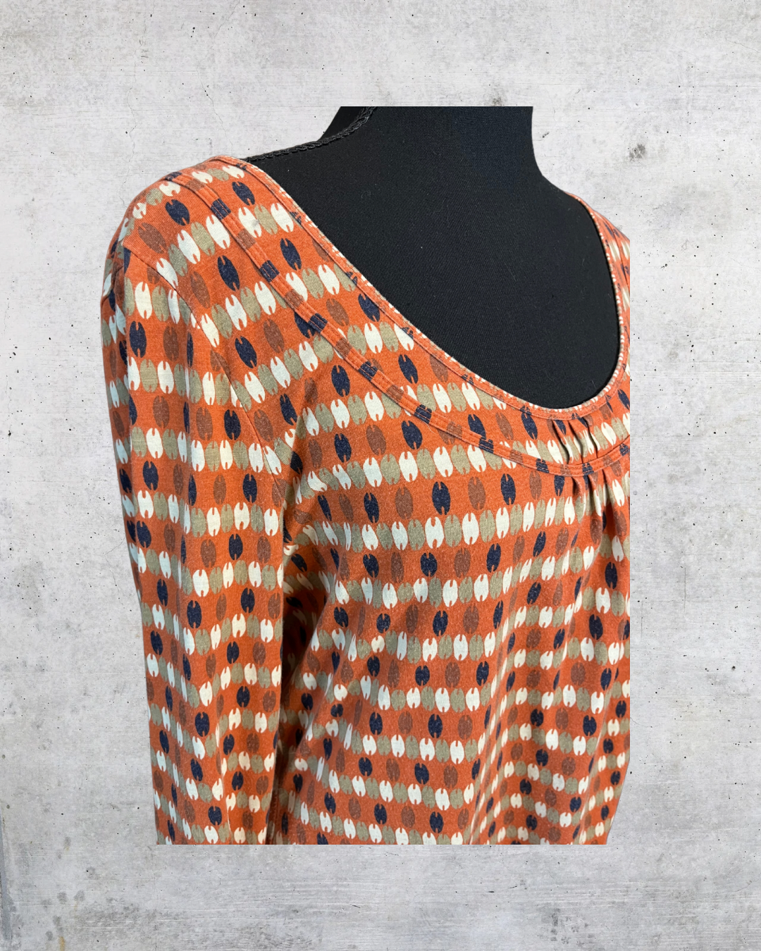 Liz & Co. Rusty Retro Dot Top - Large
