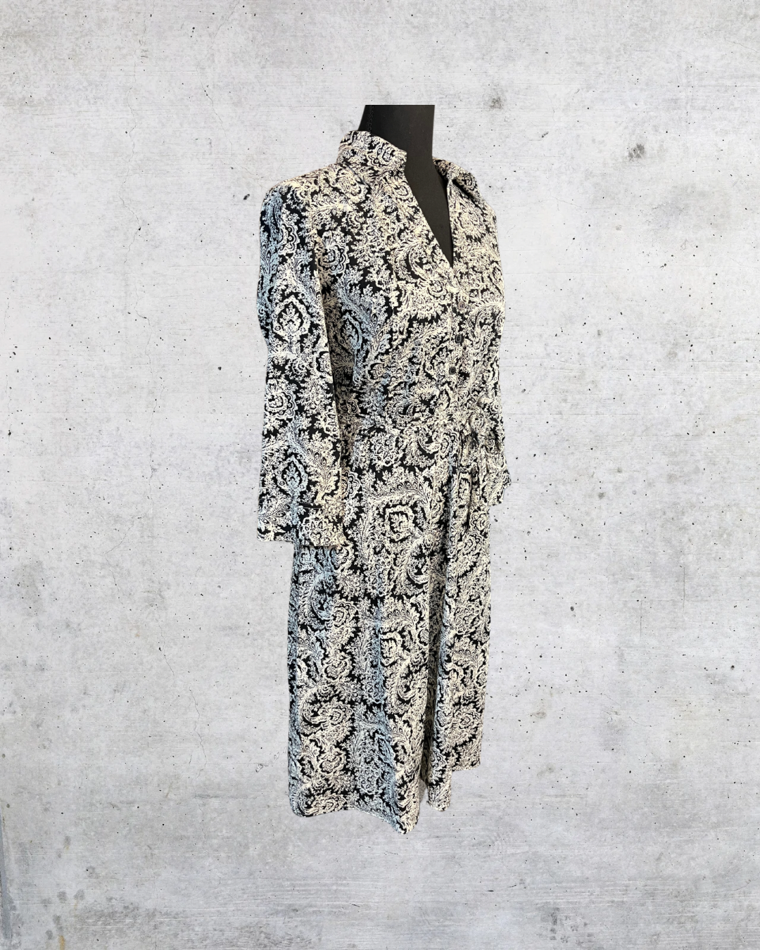 Ann Taylor Paisley Belted Dress - Size 10