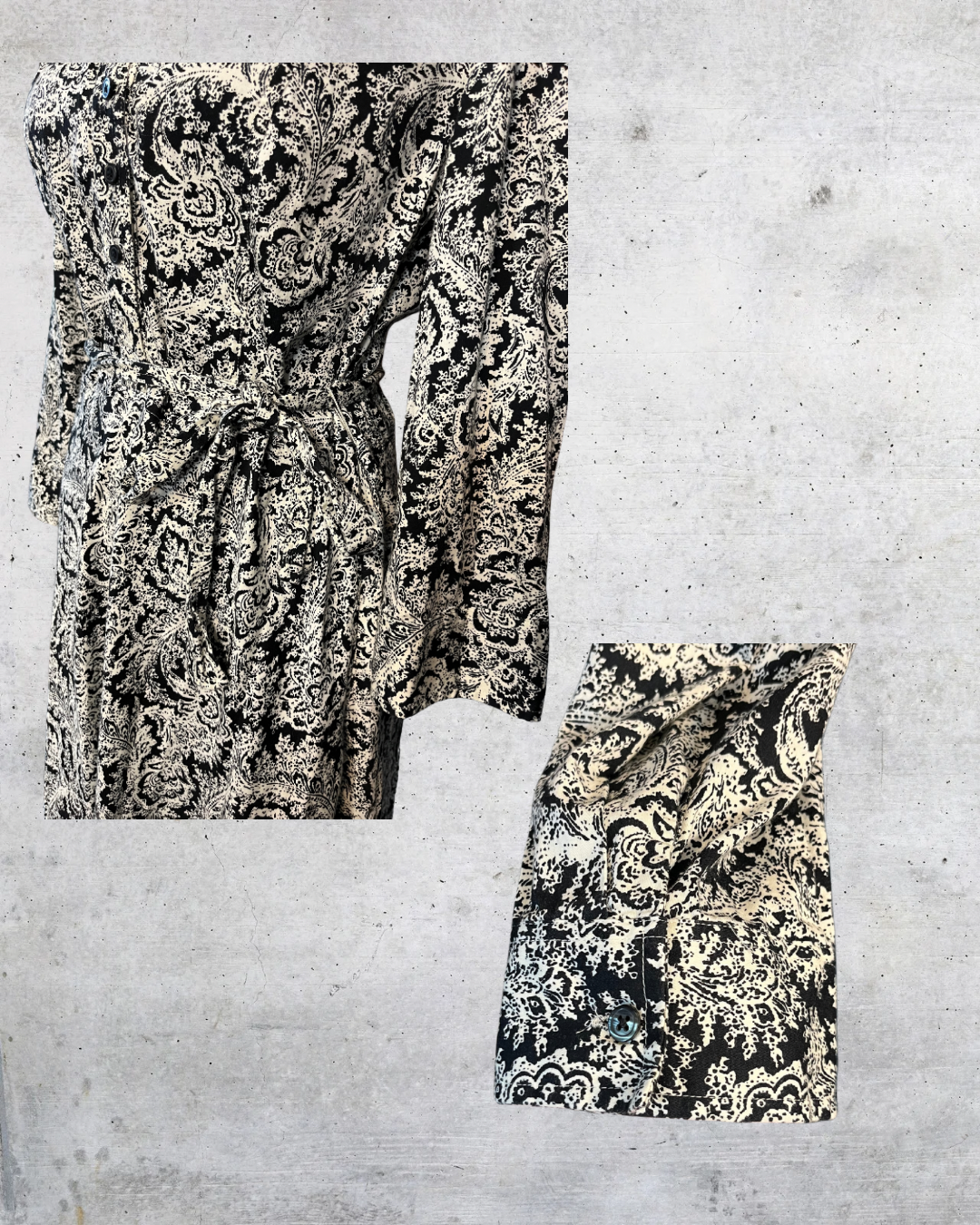 Ann Taylor Paisley Belted Dress - Size 10