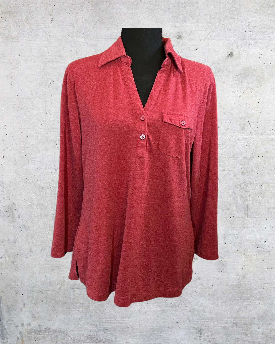 Roll With It Henley - Large
