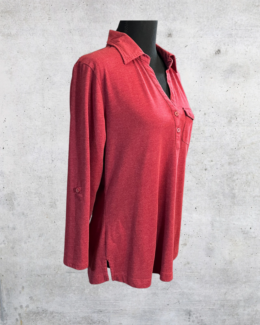 Roll With It Henley - Large