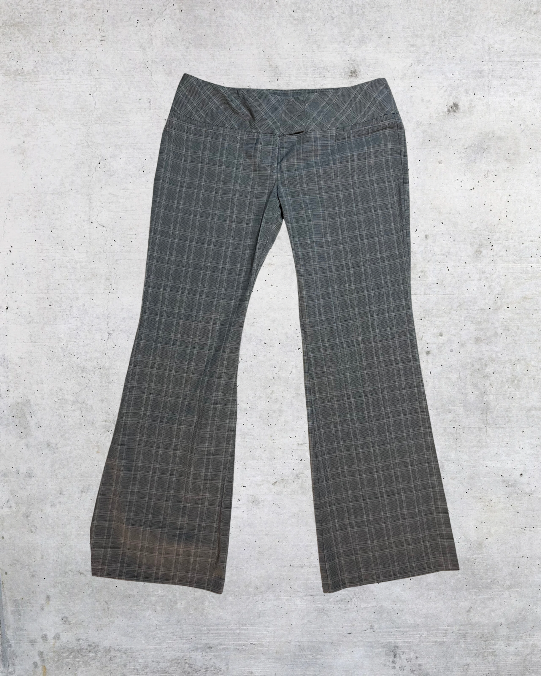 Power Plaid Low-Rise Pants - Size 11