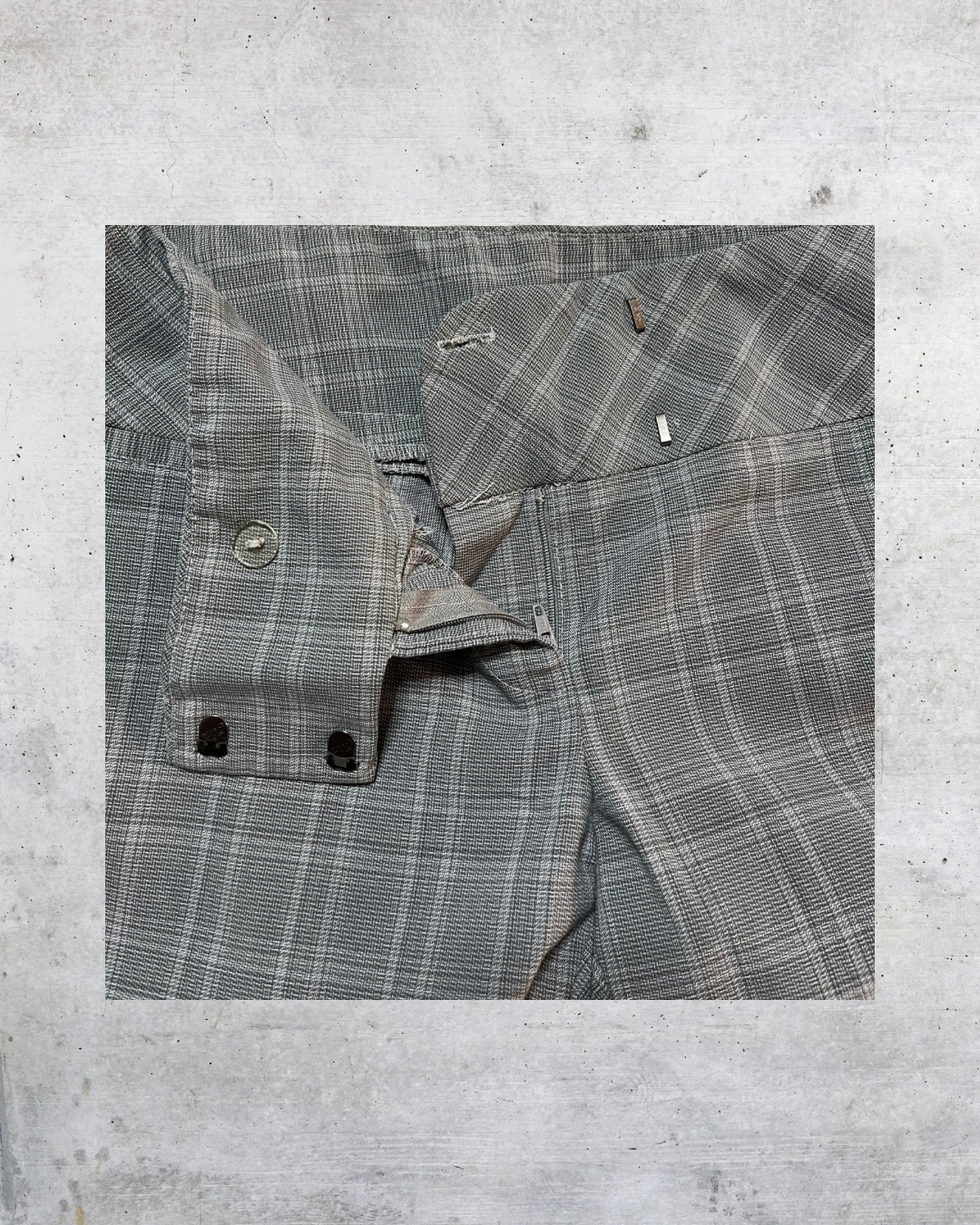 Power Plaid Low-Rise Pants - Size 11