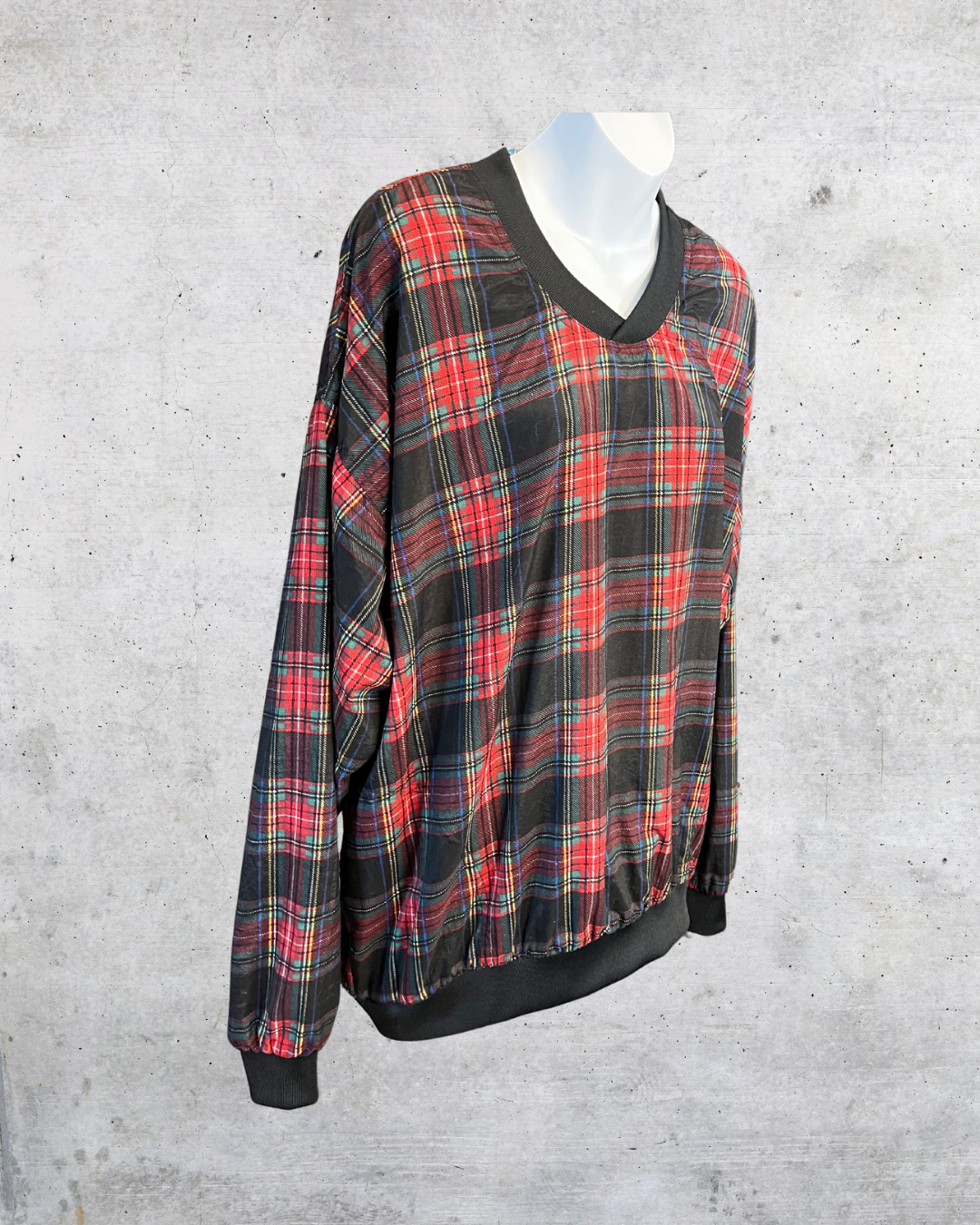 Tartan Tee Off Pullover - Large