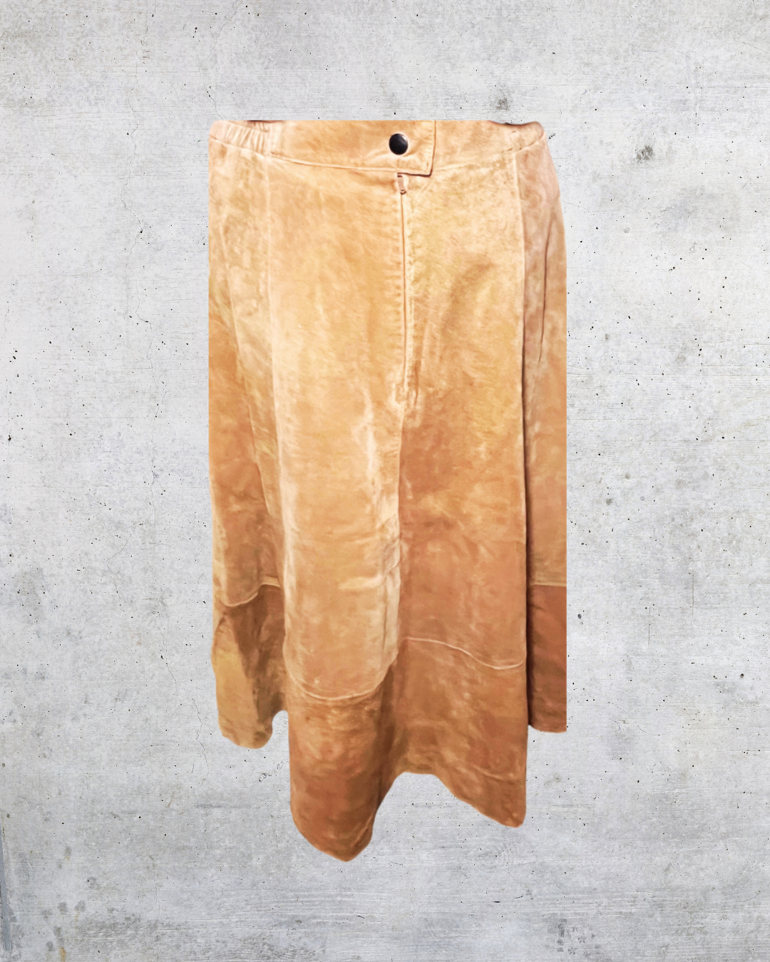 Vintage 70s Bagatelle Suede Skirt -Medium