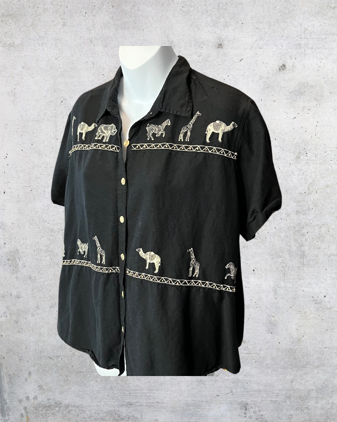 🦒 “Zoo It Yourself” Safari Button-Up