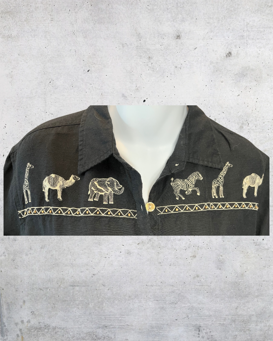 🦒 “Zoo It Yourself” Safari Button-Up