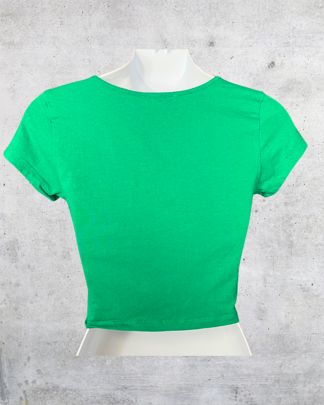 Green Cropped Tee by Hatopants